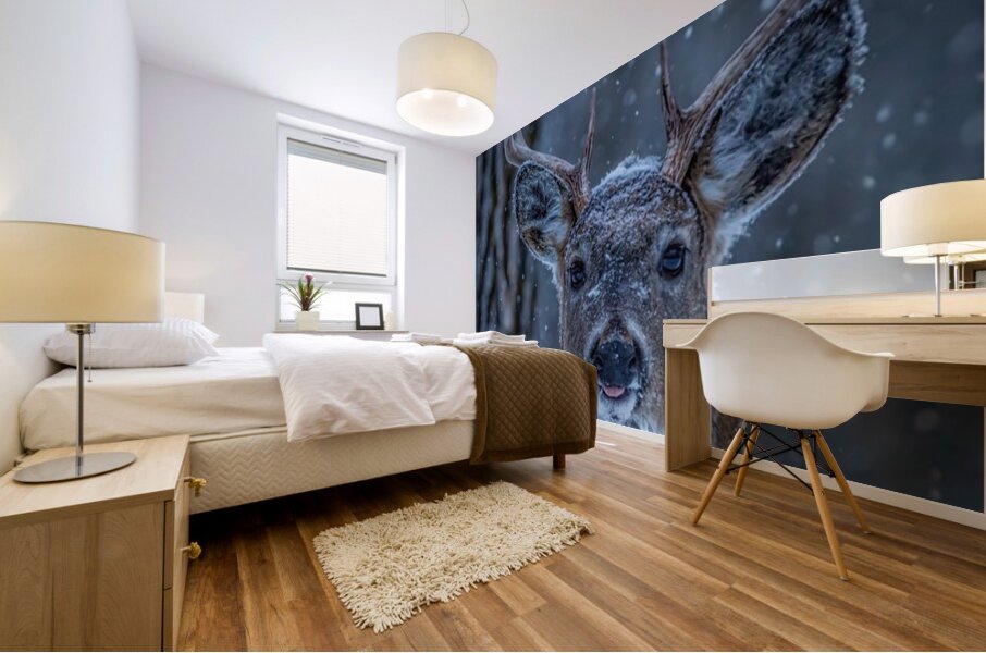 Buck Portrait 2 Mural print