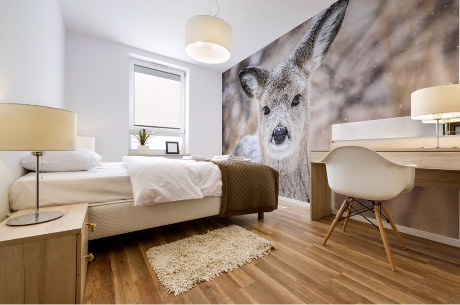 Cute Deer Mural print