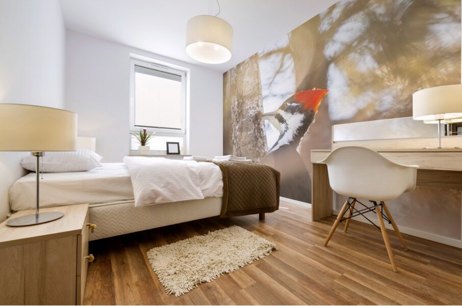 Pileated Woodpecker Mural print