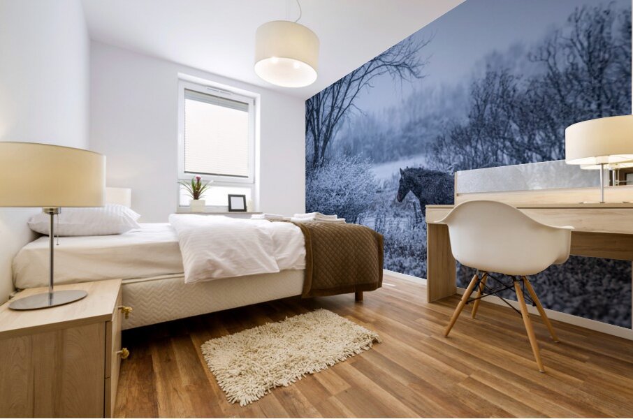 Horse Farm Mural print