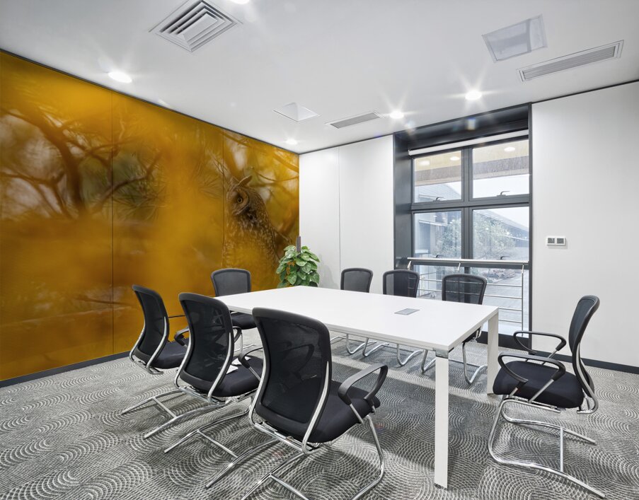 LEO Fall Time Wall Printing