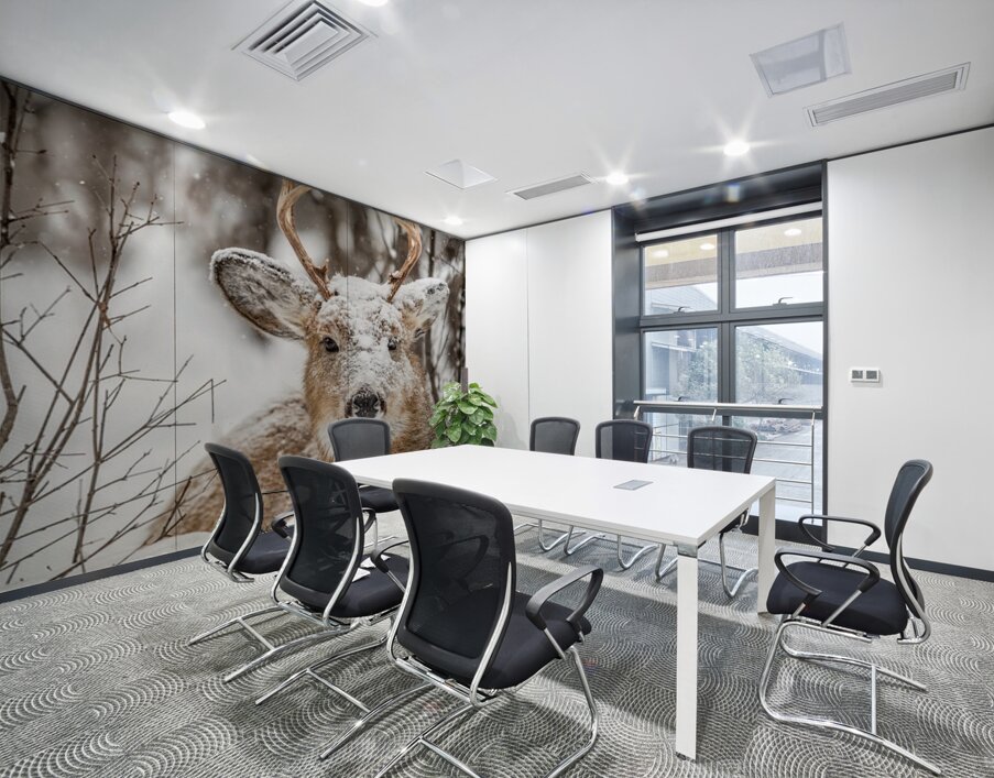 Buck under the Snow Wall Printing