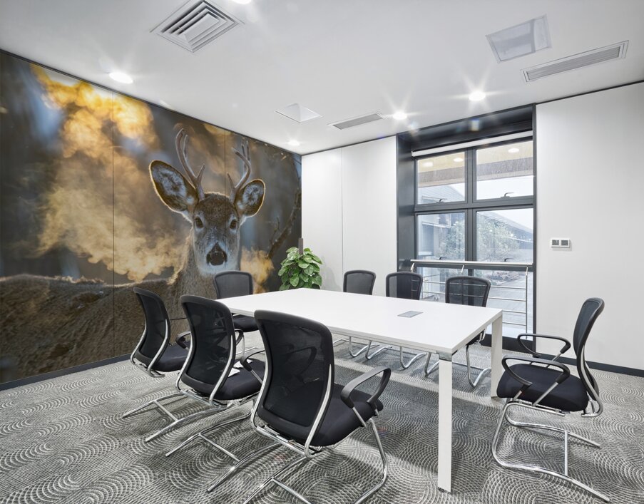 Young Buck Sunset Wall Printing