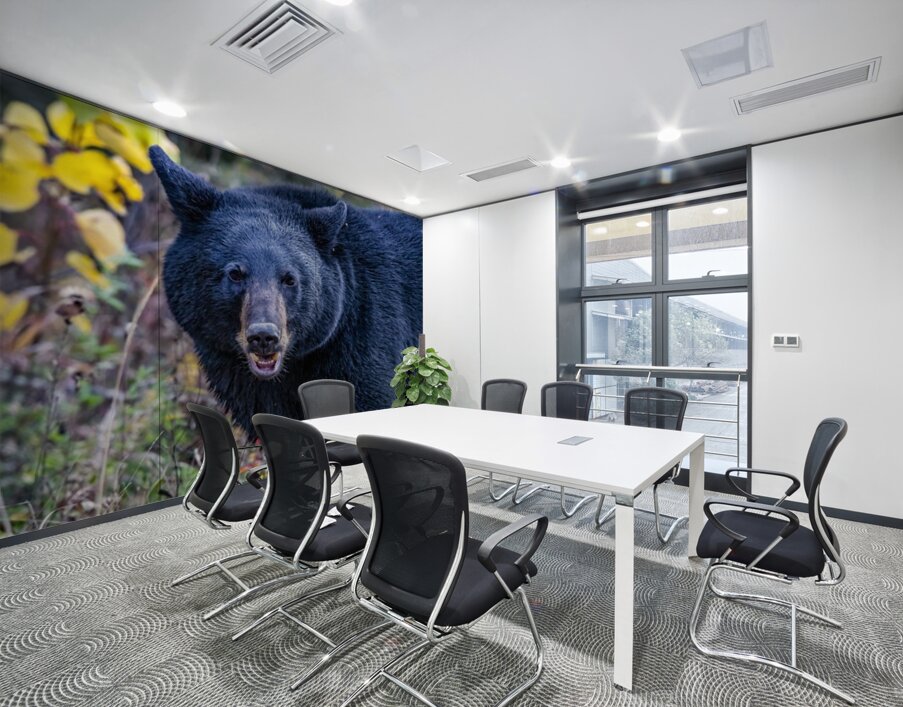 Black Bear Boss Wall Printing