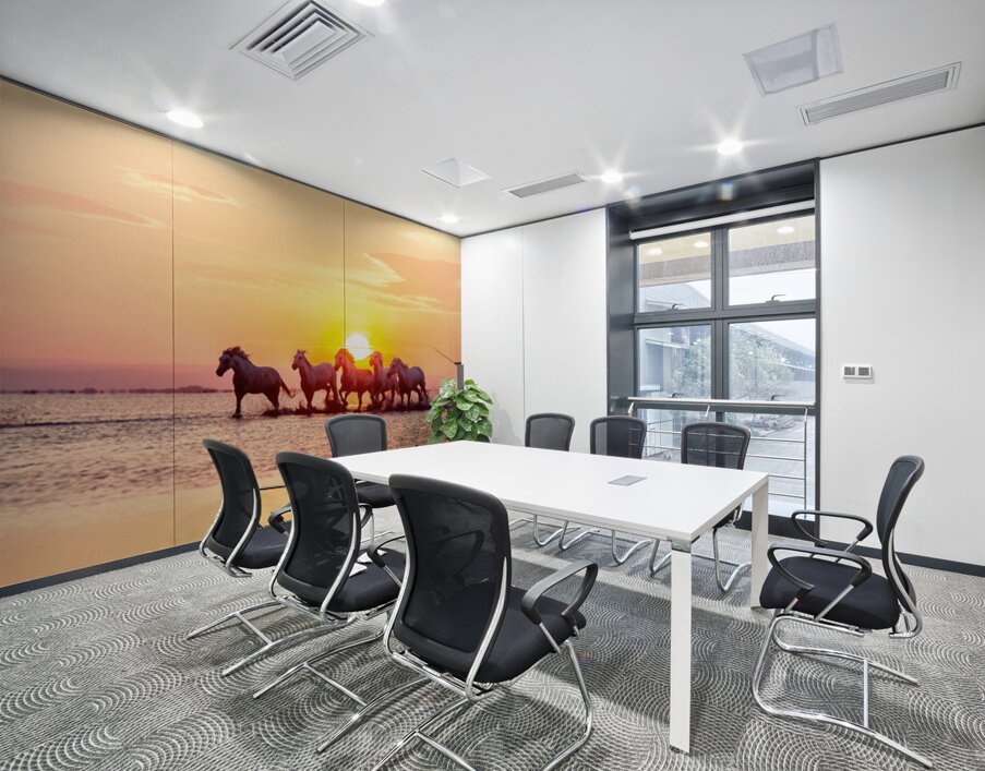 Camargue Horses Sunset Wall Printing