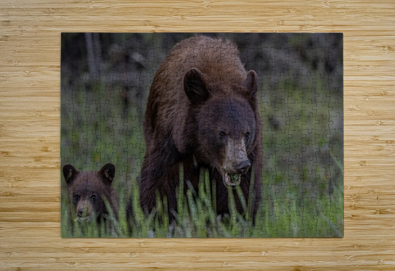 Mom and Cub Ilana Vargulich Puzzle printing